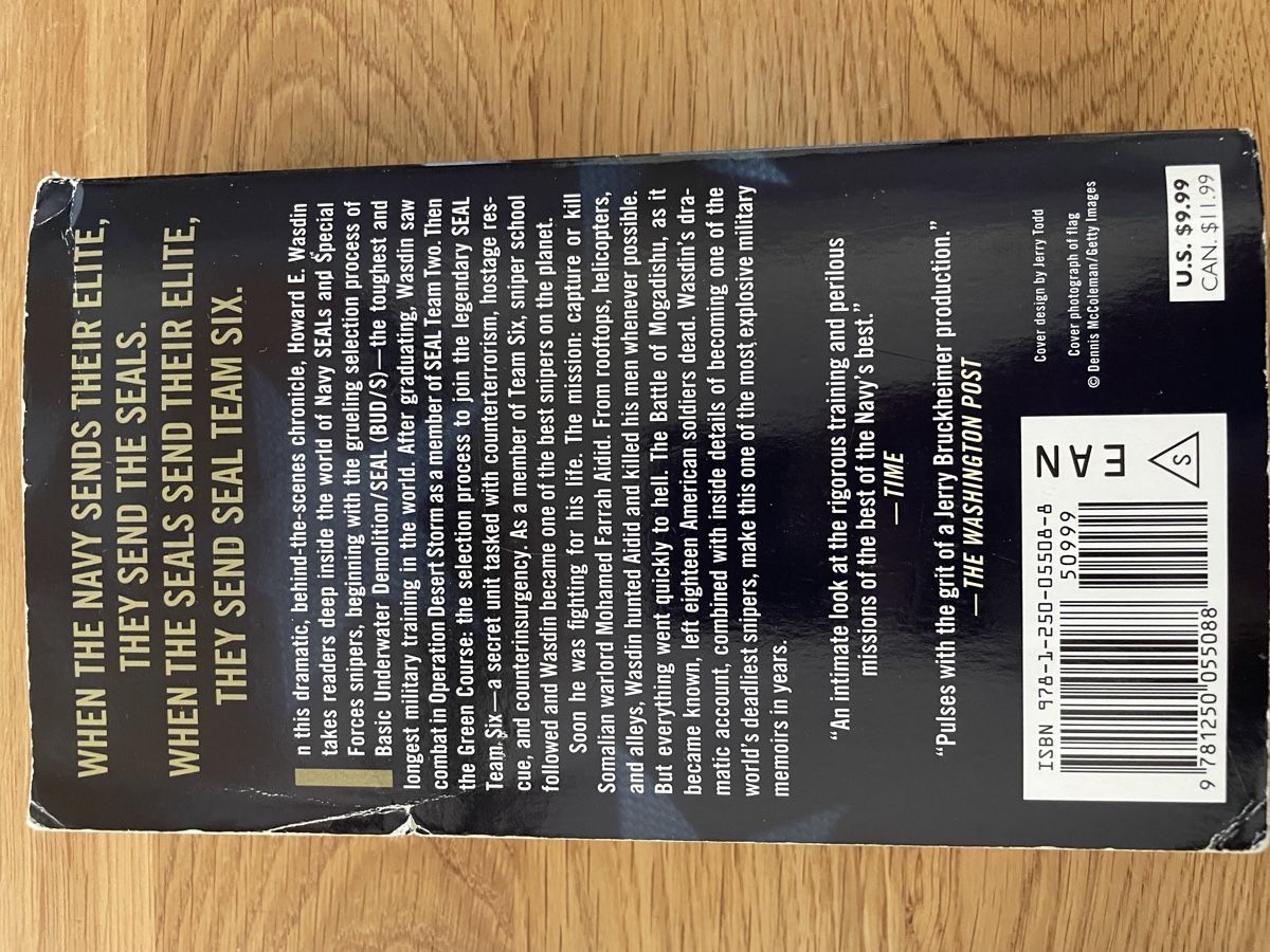 Livres: SEAL TEAM SIX Buch von Howard E. Wasdin und Stephen Templin – D'occasion à Burgdorf par Vespa12 1
