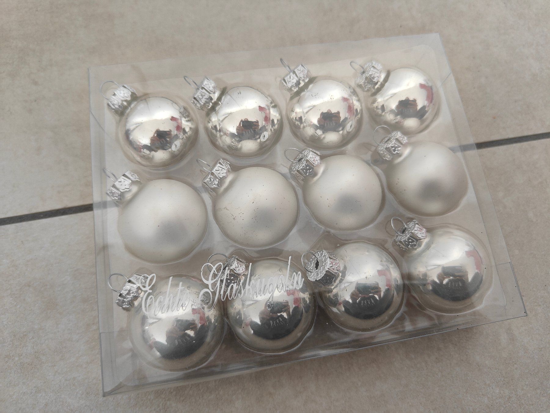 Alle Dekorationen: Mini Weihnachtskugeln / Glaskugeln – Neu und originalverpackt aus Rickenbach b. Wil von Beautiful.Things