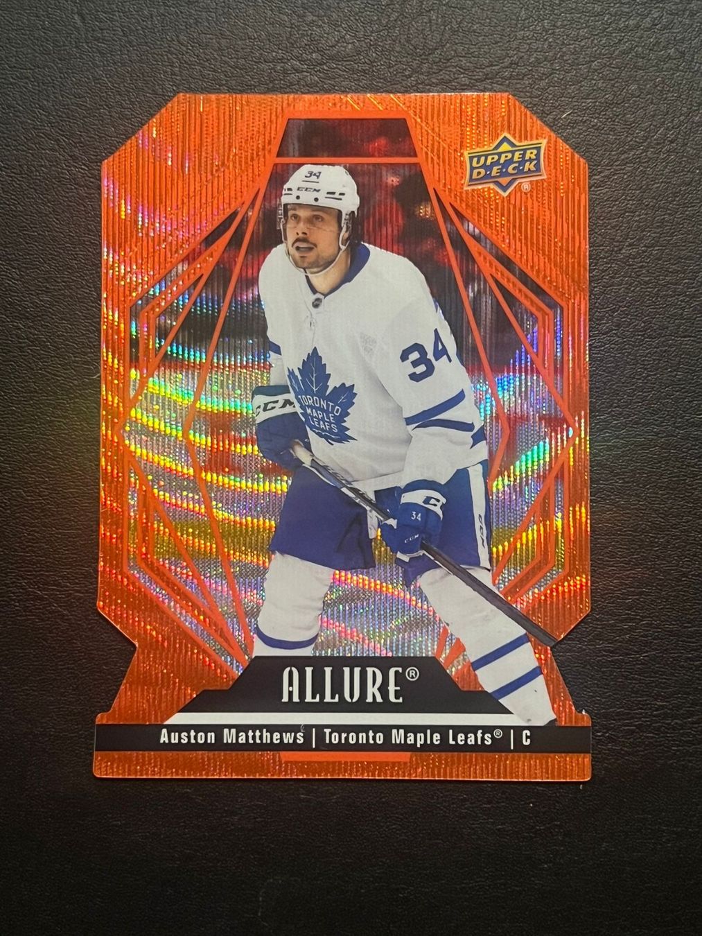 NHL Carte collezionabili: Auston Matthews 2022 Orange Slice Toronto Maple Leafs – Nuovo (secondo la descrizione) da Möhlin venduto da SwissHockeyCards