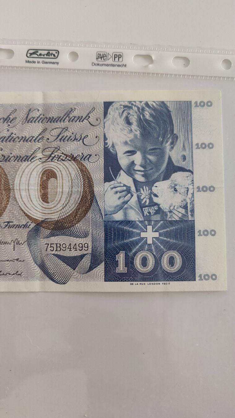 Banconote: 100 Franken 1971, Banknote Schweiz (LP2) – Usato da Neuenhof venduto da tap_mxt6 2