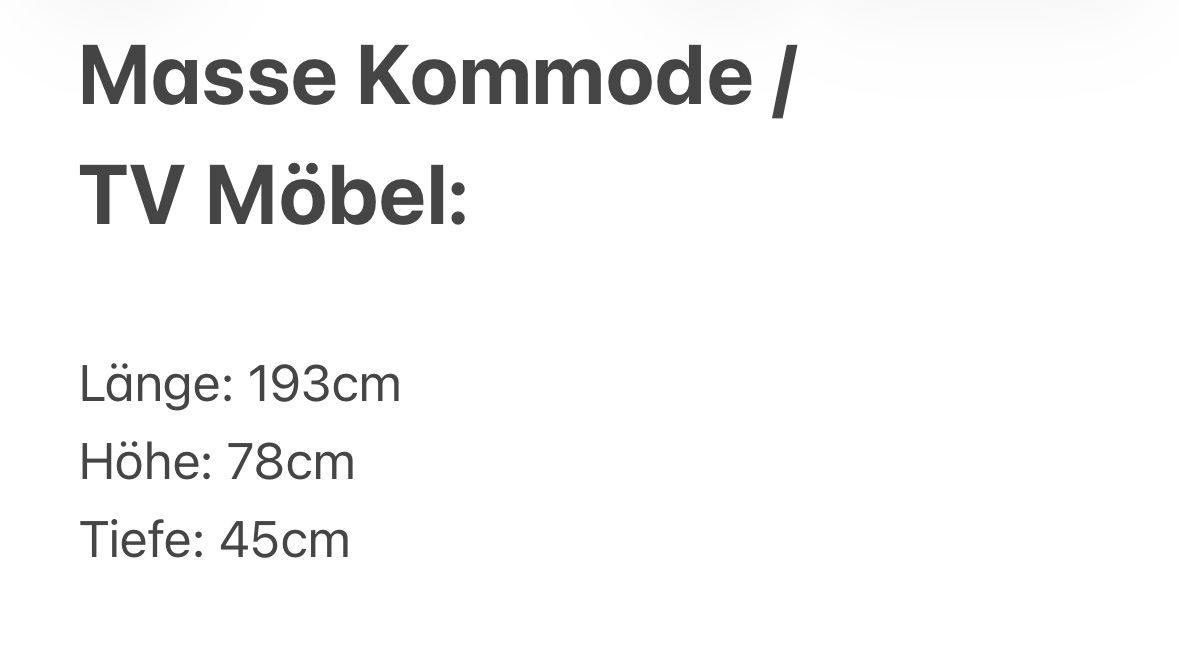 Commodes: Kommode / TV Möbel – D'occasion à Hombrechtikon par vimu.07 2