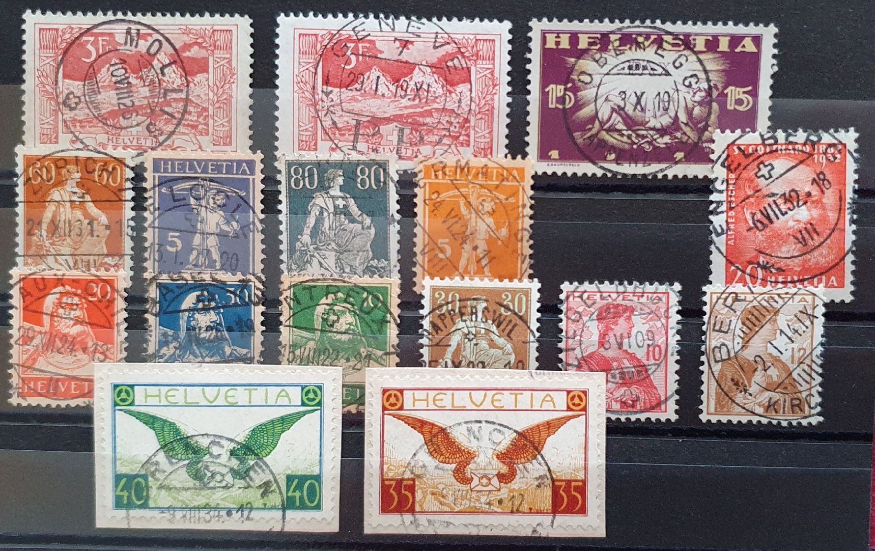 Alle Briefmarken: Lot CH - Marken schön Gestempelt – Gebraucht aus Kreuzlingen von Rschweiz1 2