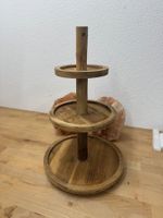 Holz Etagère 3stöckig Vintage Deko Frühlingsdeko Landhaus