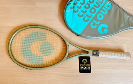 Vintage Cloud Rackets Tennisschläger + Tasche, ungebraucht