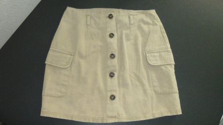 Damen Mini-Rock beige / XS