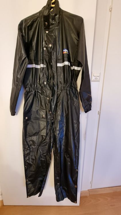 Combinaison Pluie Moto 2 Pièces RIDEIRON - Imperméable 15000 Mm - Coupe Optimisée - Capuche Amovible - Léger Et Portable - Taille M à XXL