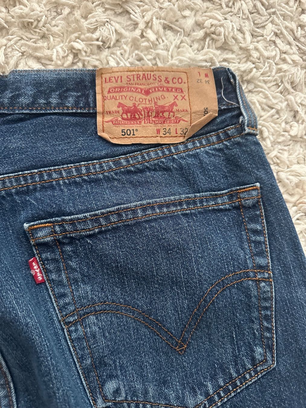 Levi's Jeans: Jeans LEVIS STRAUSS 501 Taille/Grosse W34 L32 – Gebraucht aus Bern von BrandVilla 3
