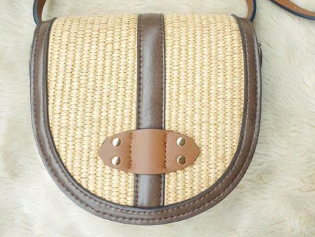 TASCHE PARFOIS BRAUN WIE NEU CLUTCH LEDER , TOP ZU JACKE