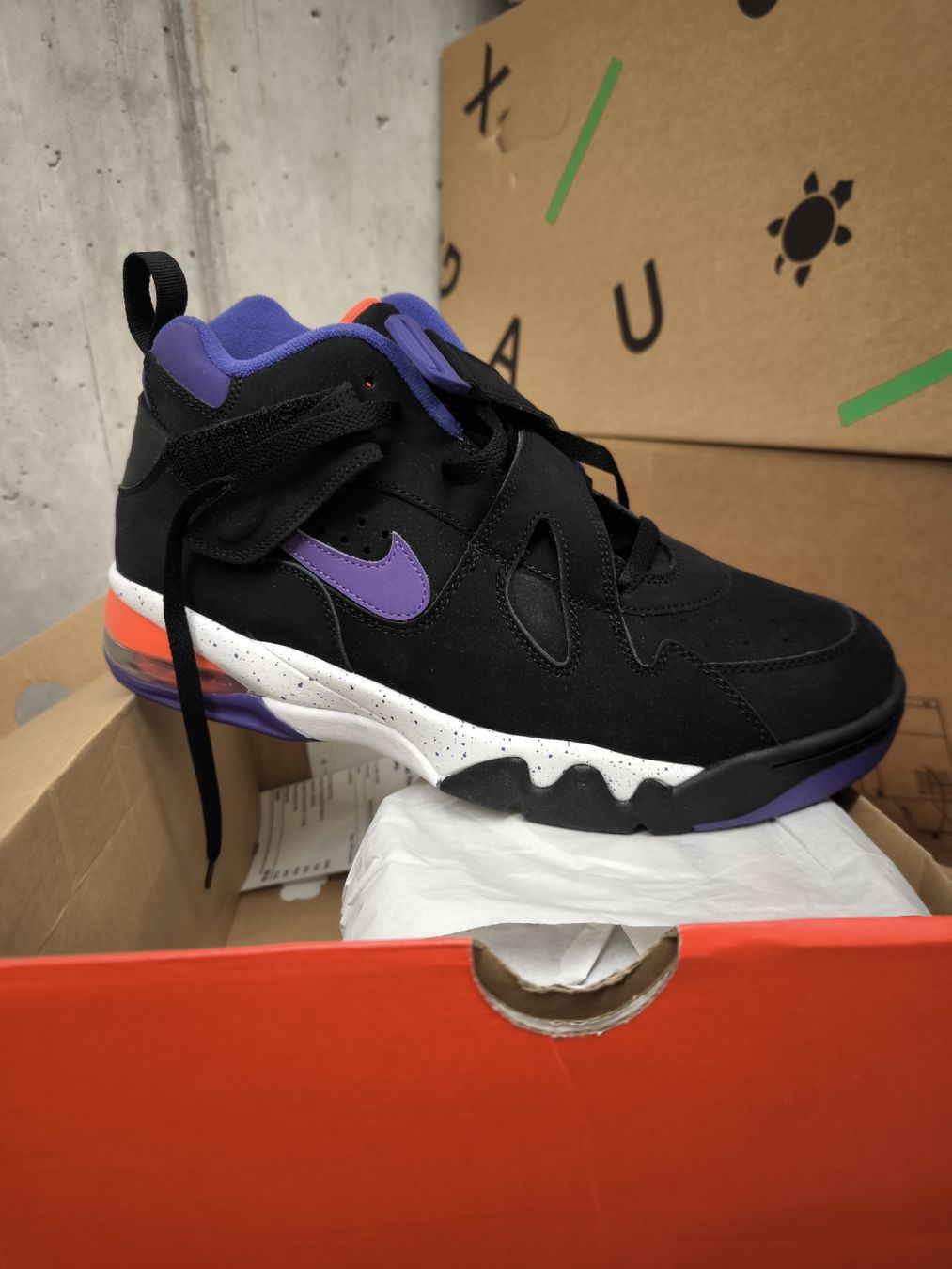 Herrenschuhe: Nike Air Force Max CB Black  US 11.5/EU 45.5 – Neu und originalverpackt aus Zürich von l.to 1
