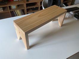 HAY Manolito Stool Natural - Designhocker aus Massivholz