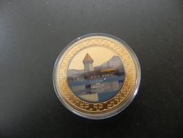 Medaille Luzern Kapellbrücke