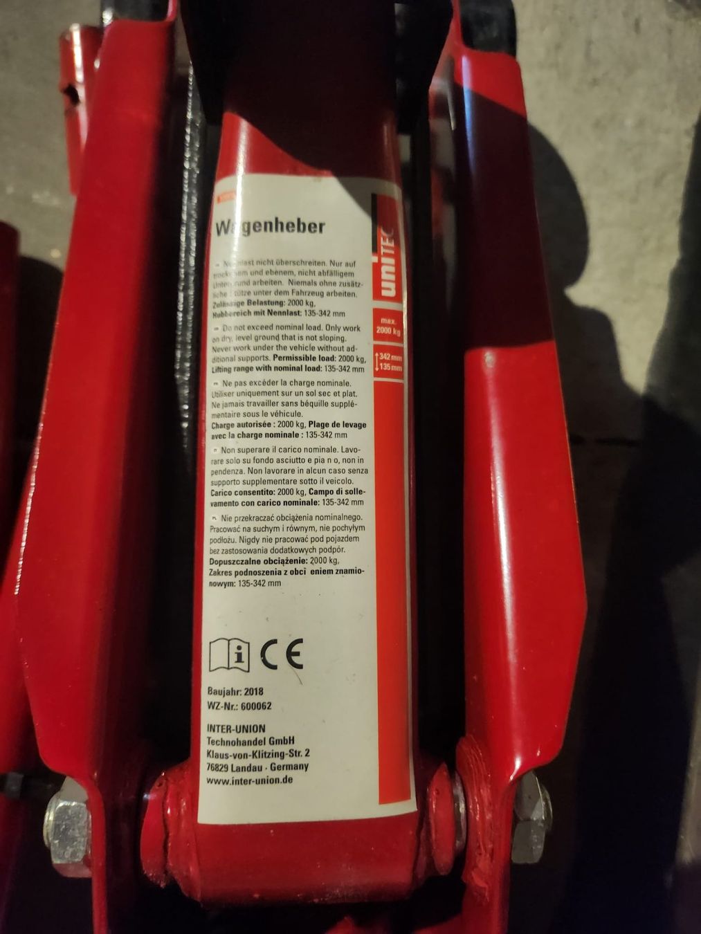 Tous les outils: Wagenheber – D'occasion à Thun par elisar1 1