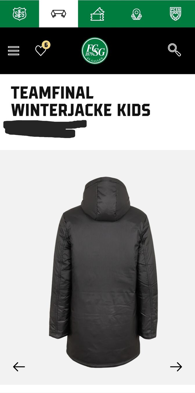 Giacche: FC ST.GALLEN  Jacke – Nuovo (secondo la descrizione) da Amriswil venduto da Trixi022 1