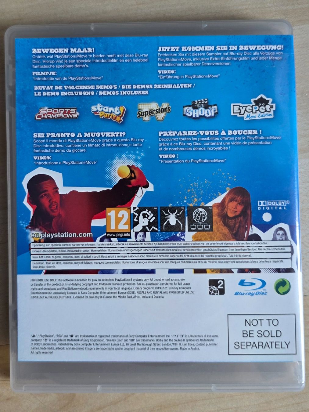 Giochi: PS3 PlayStation Move Starter Disc Blu-ray. – Usato da Frauenfeld venduto da kasiek2319 1