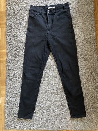 Levi's Jeans Mile High Super Skinny schwarz Grösse 28