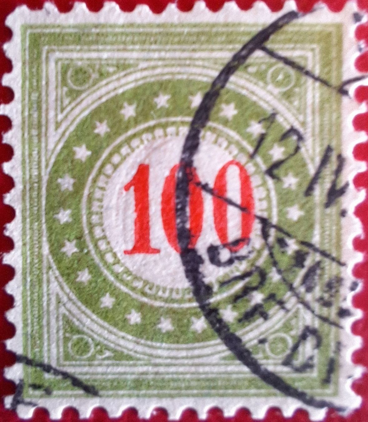 Tutti i francobolli: Portomarke - valeur 100 centimes – Usato da Genève venduto da JLV01