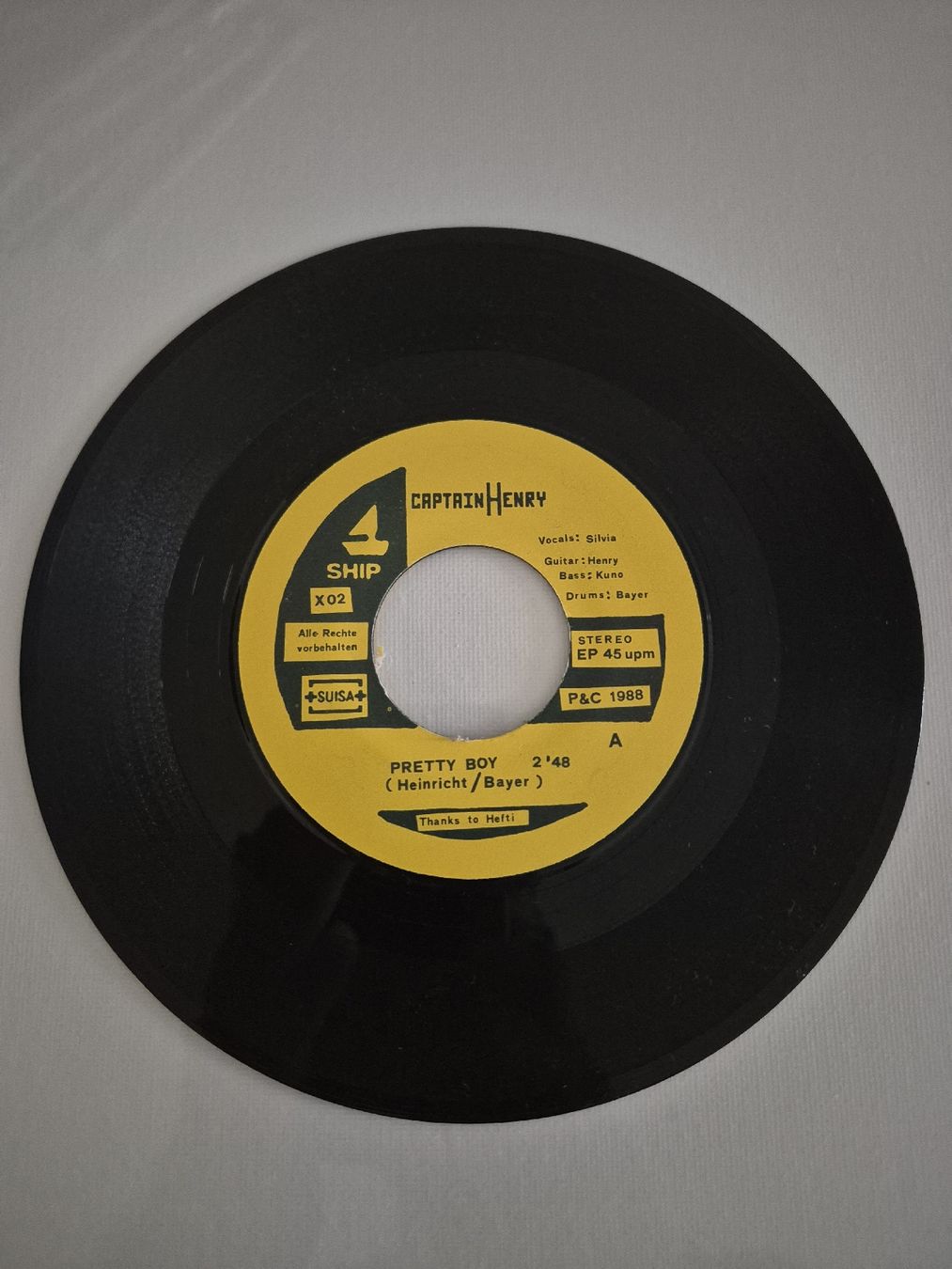 Dischi in vinile: Captain Henry -  Pretty Boy/On your Fire - Single 7 , CH – Usato da Uster venduto da newwave0 2