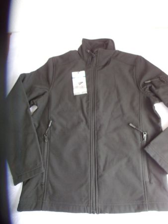 Jacke Kinder Softhell SCHWARZ Gr. 140 **NEU**  von Kariban