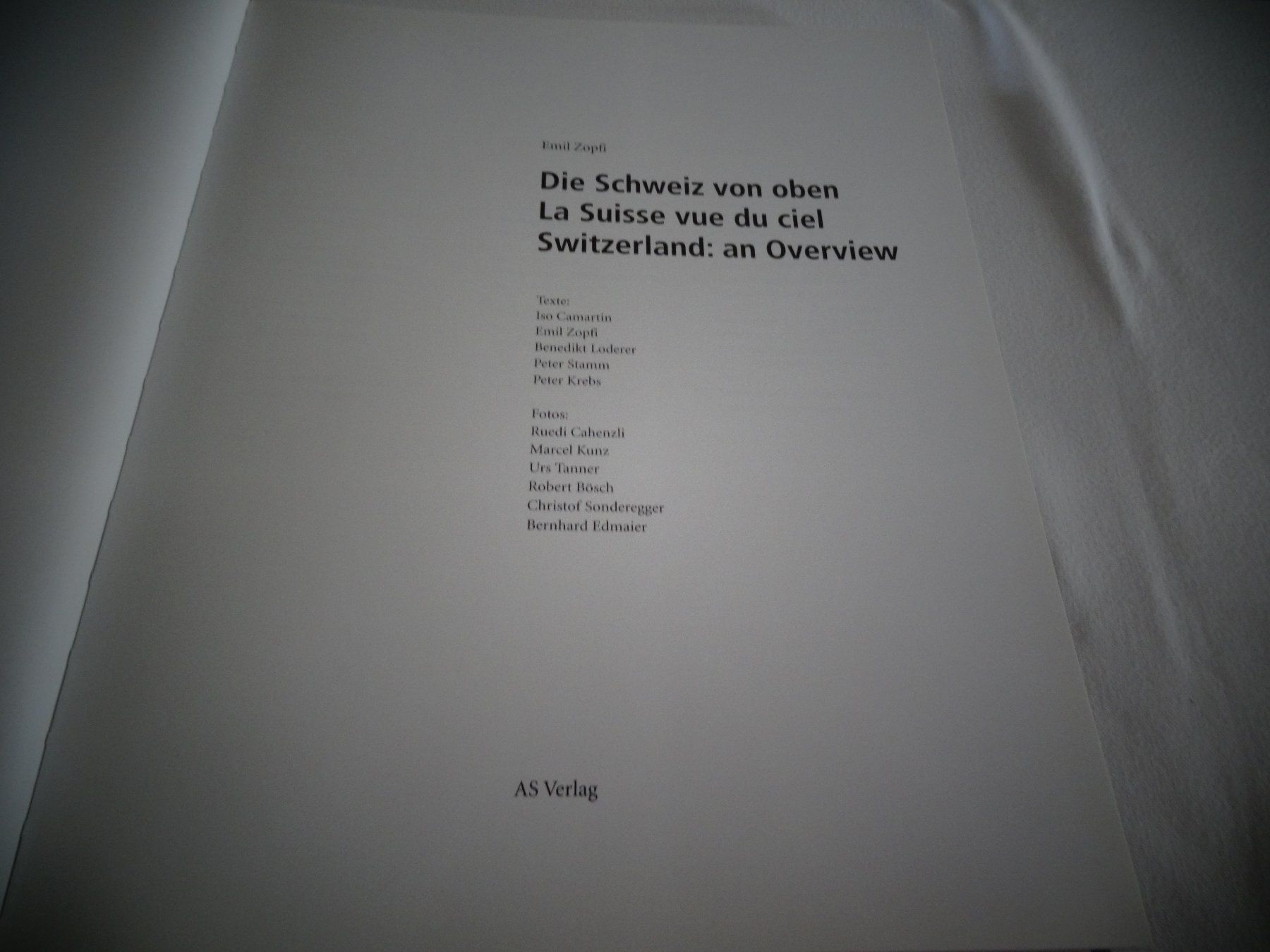 Libri: Die Schweiz von Oben – Usato da Neerach venduto da jenny062 2
