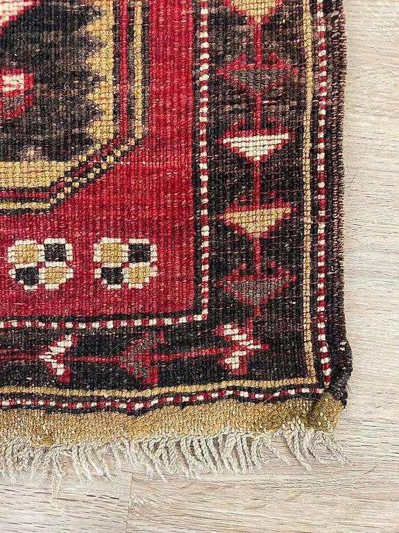 Tappeti: Orientteppich aus Wolle mit geometrischem Muster – Usato da Obernau venduto da Arche_Noah_Brocki 3