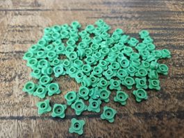 lego 33291 lot de 100 pièces Bright Green Plate, Round 1 x 1