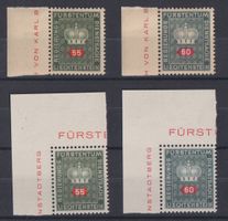 Liechtenstein 1968: Dienstmarken D46+D47 weisses Papier **