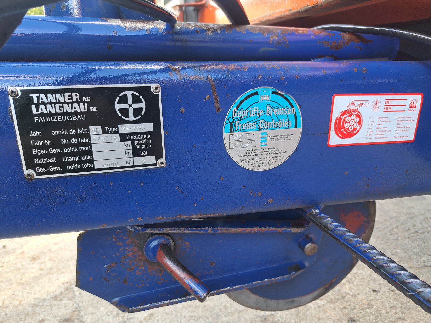 Kipper: Tanner 3 Seiten Kipper 8T – Gebraucht aus Utzenstorf von wuuzservice 4