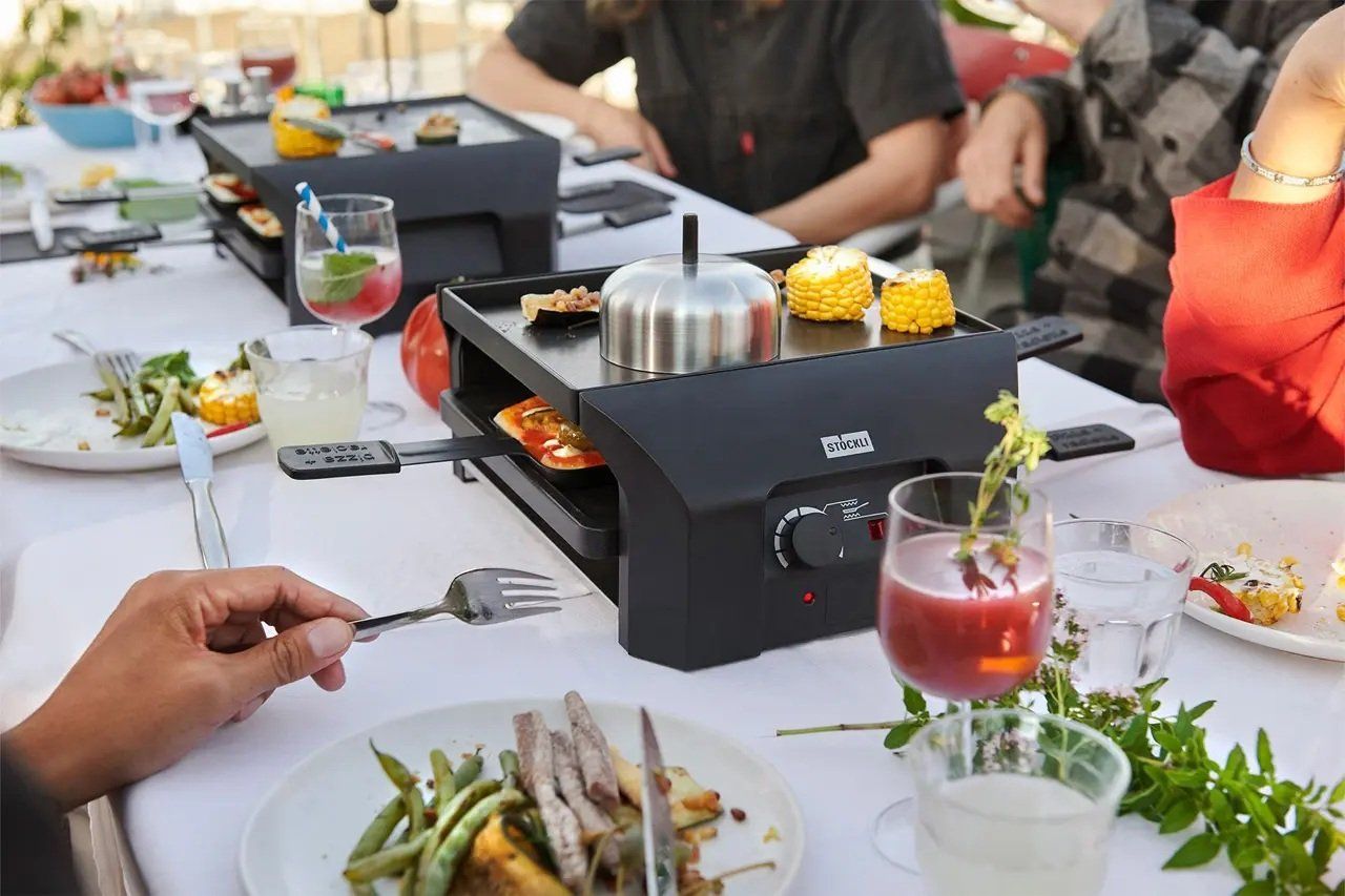 Stöckli Elettrodomestici da cucina: STöCKLI PizzaGrill four4 Set, Raclette, anthrazit – Nuovo (secondo la descrizione) da Kägiswil venduto da pebart 3