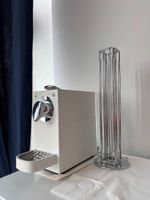 Delizio Kapselmaschine weiss mit Kapselhalter gebrauchtes