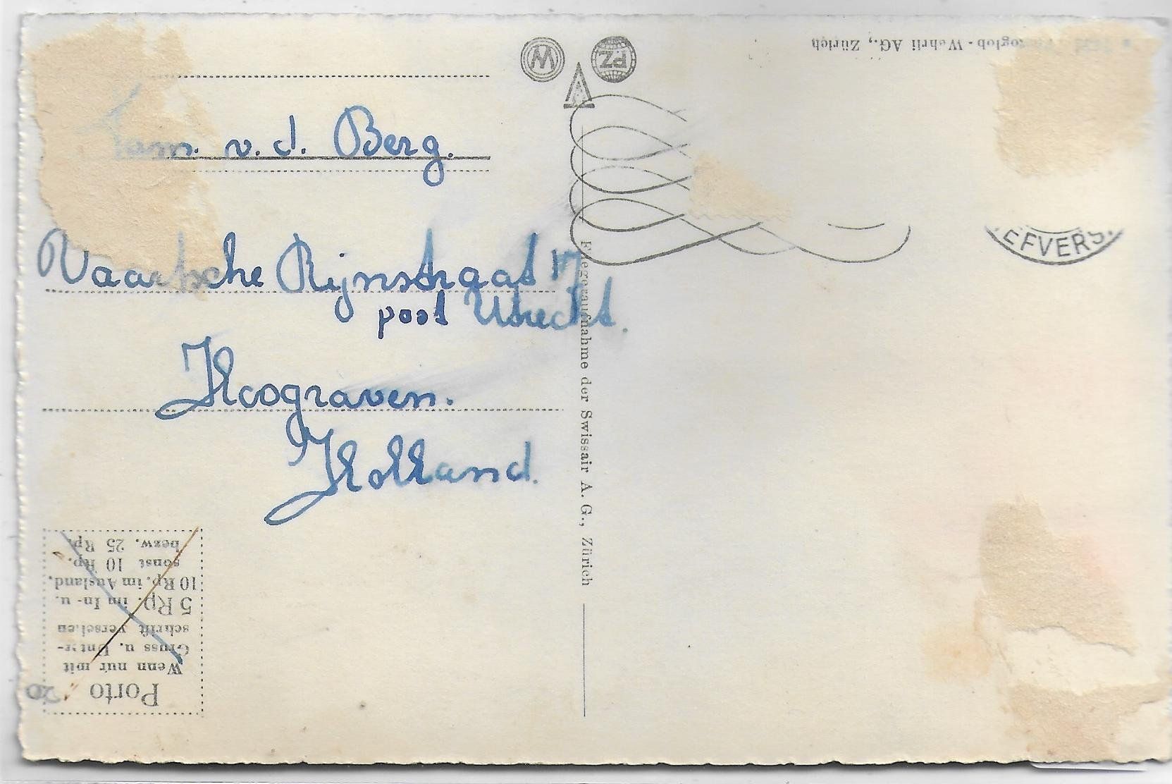 Cartoline postali: Flugaufnahme Swissair Basel – Usato da Ettingen venduto da Kartenplanet 1