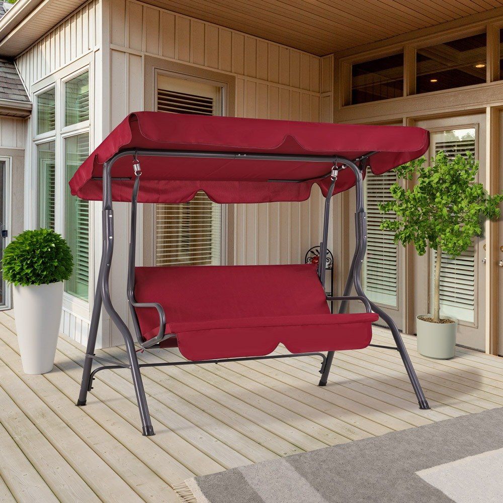Sonstige Gartenschaukeln: Hollywoodschaukel - mit Sonnendach – Neu und originalverpackt aus Winterthur von aredo 7