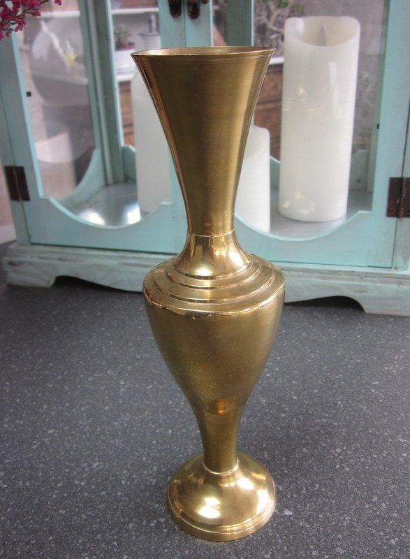 Vasi & Recipienti: Mid Century Amphorenvase aus Messing – Usato da Bischofszell venduto da raika 4