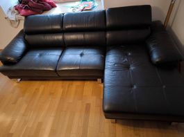 Leder Ecksofa