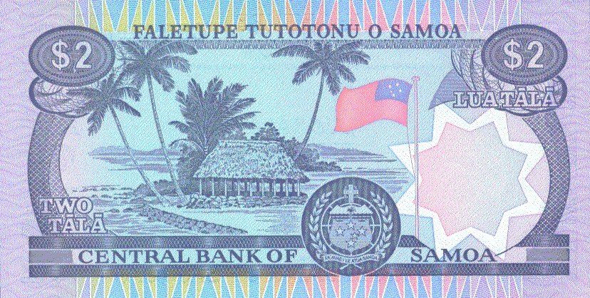 Banconote: Samoa 2 Tala 1985 P-25 UNC – Nuovo (secondo la descrizione) da Schliern b. Köniz venduto da pizzitaxi 1