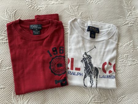 2x Ralph Lauren gr. 6 116/122 La-shirt & t-Shirt