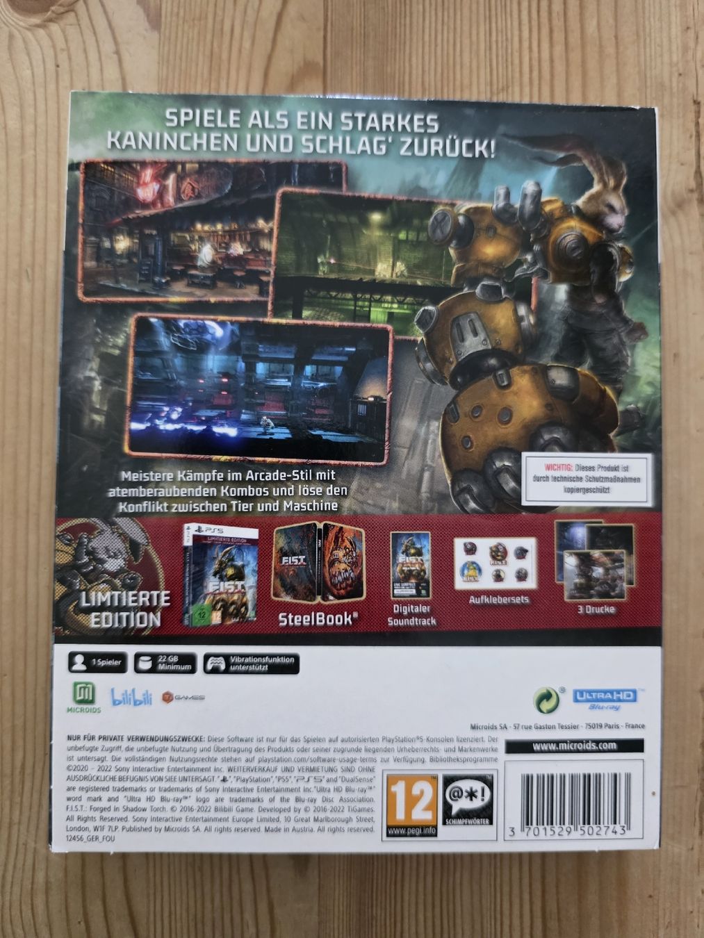 Giochi: F.I.S.T. Forged in Shadow Torch PS5 Limitierte Edition  – Nuovo (secondo la descrizione) da Oftringen venduto da Tobyas86 1