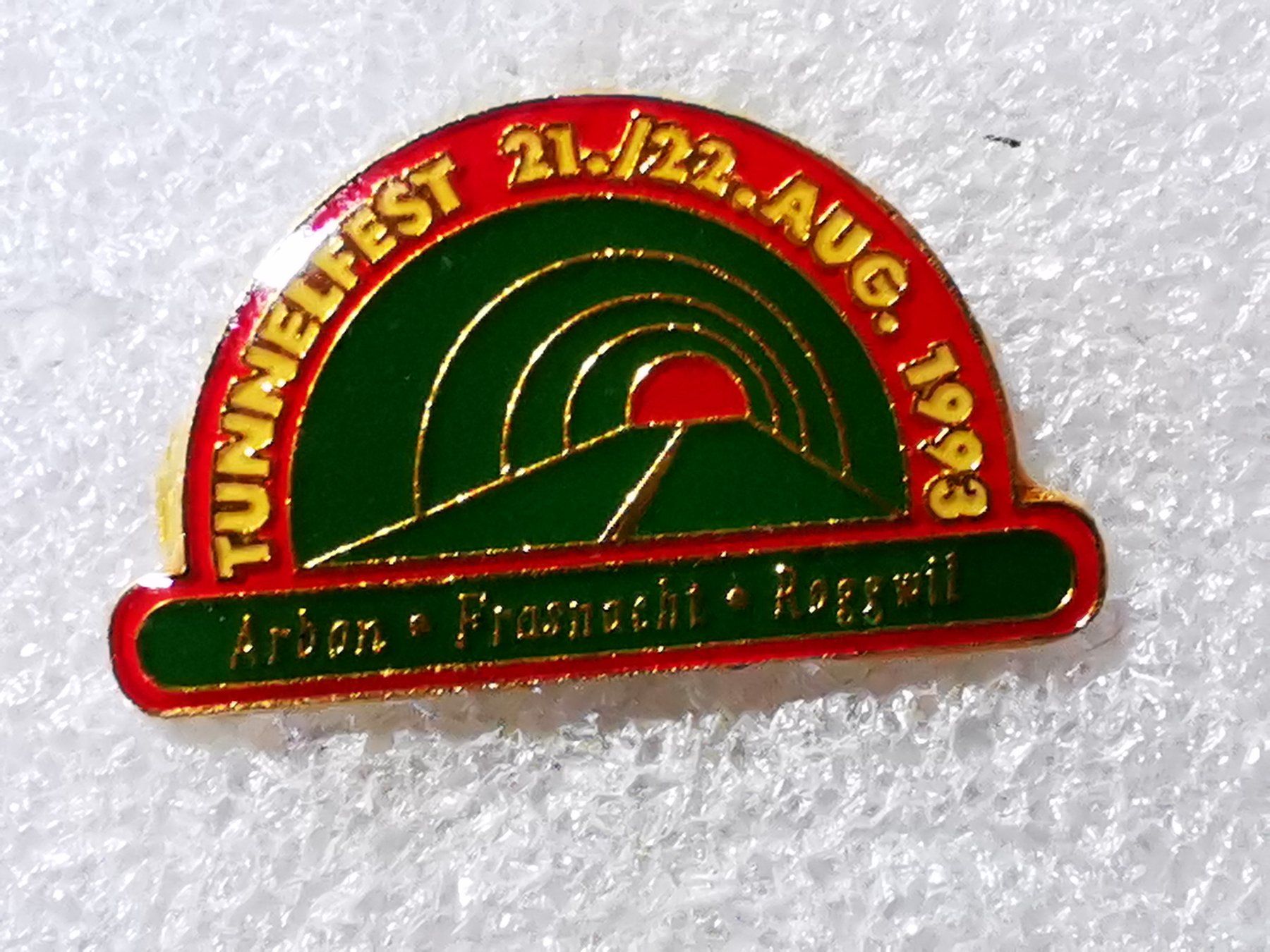 Placchette & Badge: Ansteckpin 57: Tunnelfest 1993 – Usato da Oppligen venduto da Pin-Fall-Shop