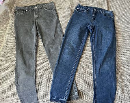 Jeans Hose Gr. 38 eng geschnitten 
