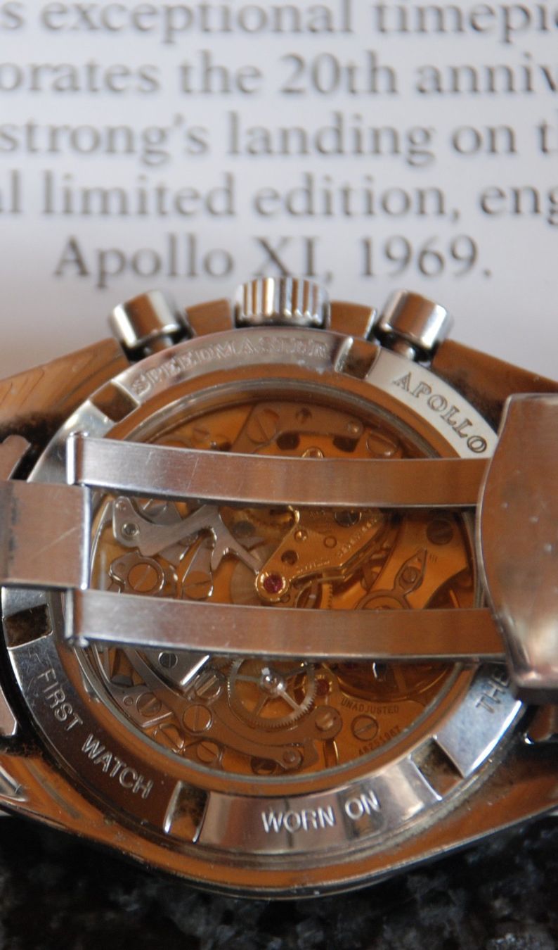 Omega Uhren: Omega Speedmaster Apollo XI 1969, 20th Anniversaire! – Gebraucht aus  von  1
