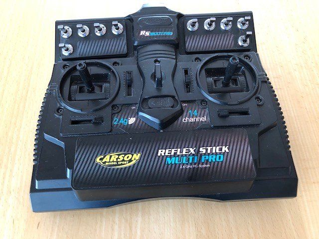 Carson Fernsteuerungen: Fernsteuerung Carson Reflex Stick Multi Pro 14-Kanal – Gebraucht aus Altbüron von zet_pnw5