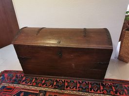 Holztruhe Jahr 1780 Antike Truhe, Schatztruhe Vintage Kiste