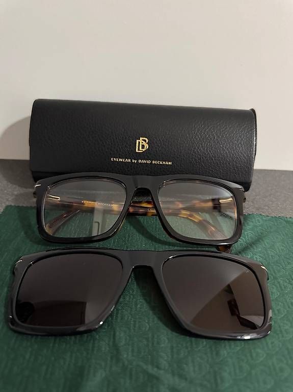 Brillen & Gläser: David Beckham Sonnenbrille Brille + Sonnenclip – Gebraucht aus Langenthal von Reifen-Schweiz