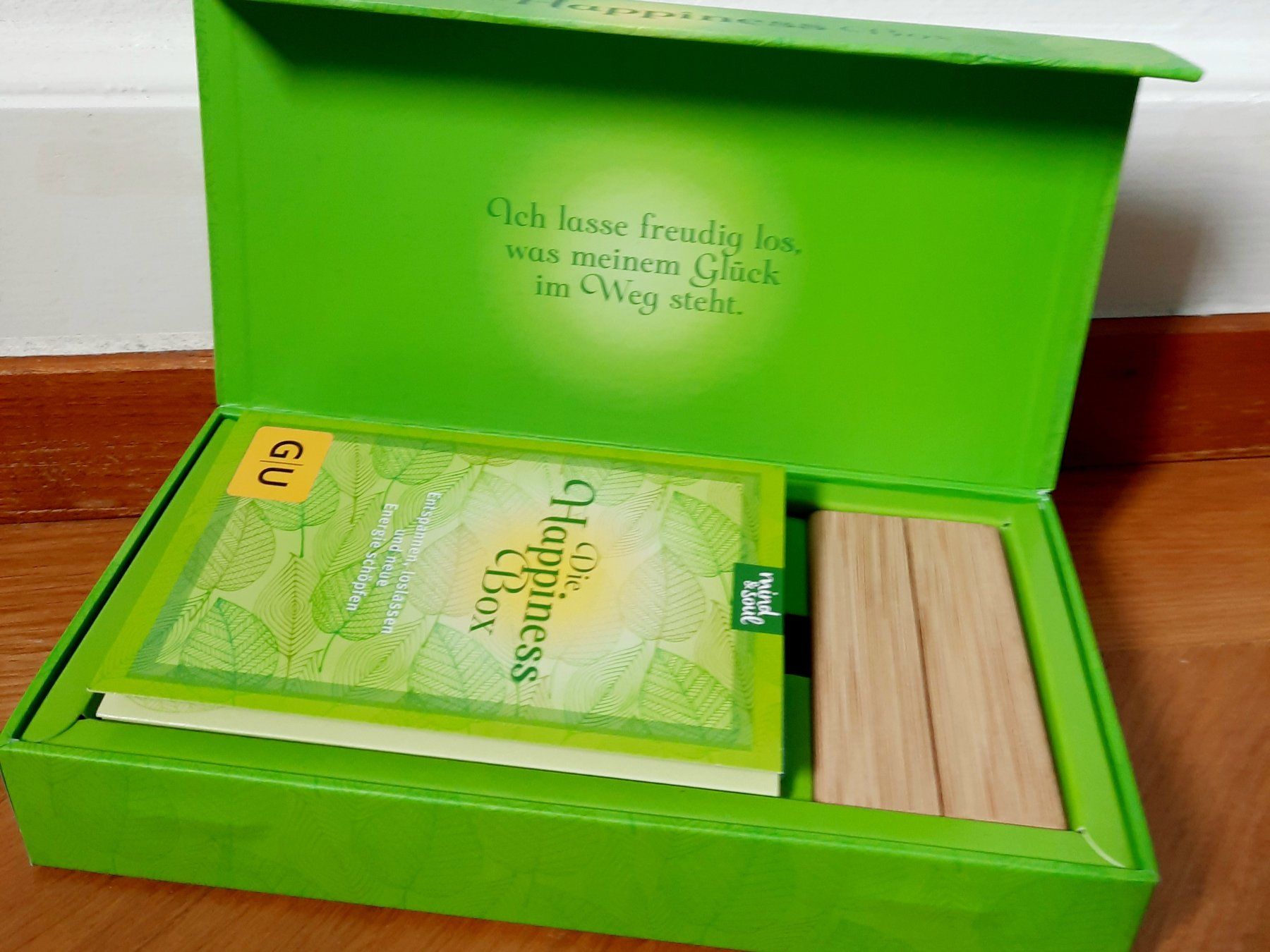 Libri: Die Happiness Box - 50 Karten & Kartenhalter – Usato da Zürich venduto da syjo33 1