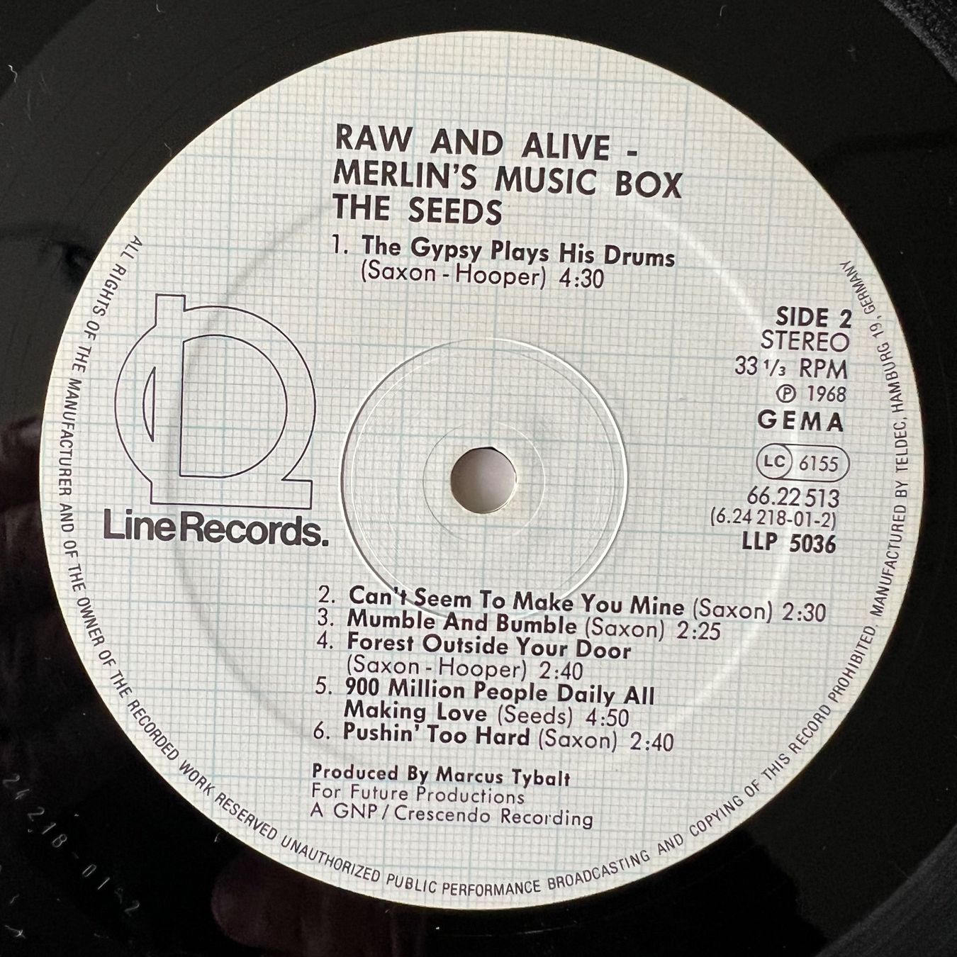 Dischi in vinile: Seeds - Raw & Alive / D-Press. 1981 - Very nice Copy – Usato da Gais venduto da soundcave57 4