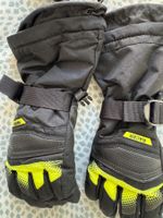 Gants de ski Racer enfant, taille 6 ans, noirs et jaunes