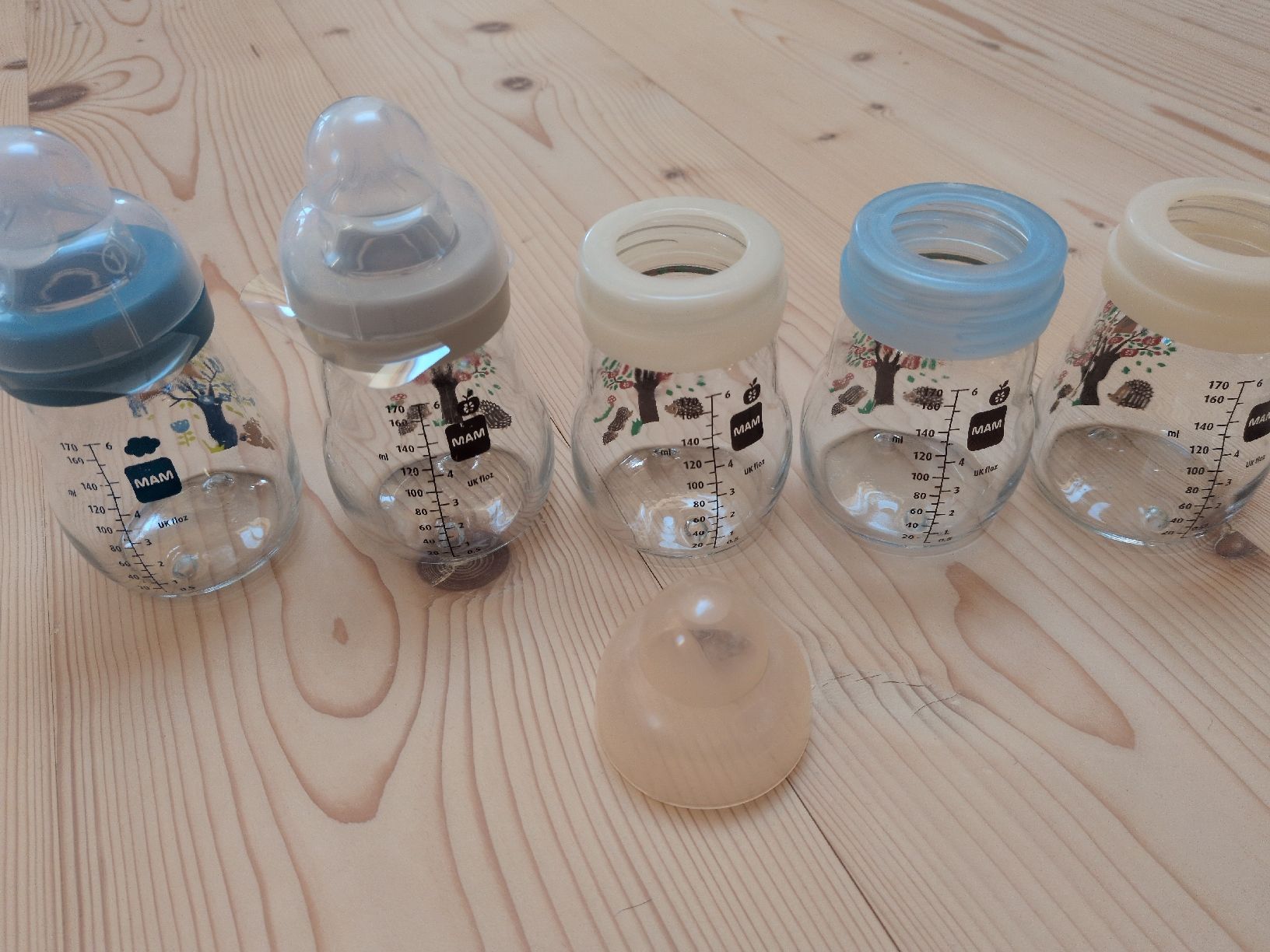 Mam Baby-Mahlzeiten: MAM Glasfläschchen 170ml – Gebraucht aus Oberhelfenschwil von Tattar 4