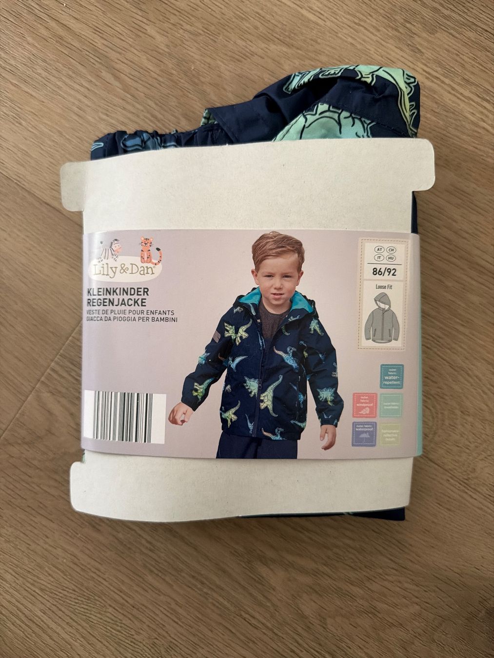 Giacche & Cappotti: Neue Regenjacke 86/92 – Nuovo e nell'imballaggio originale da Allschwil venduto da yvo-sch