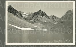 AK sw Arosa GR Aelplisee mit Aelplihorn ≈ 1935 