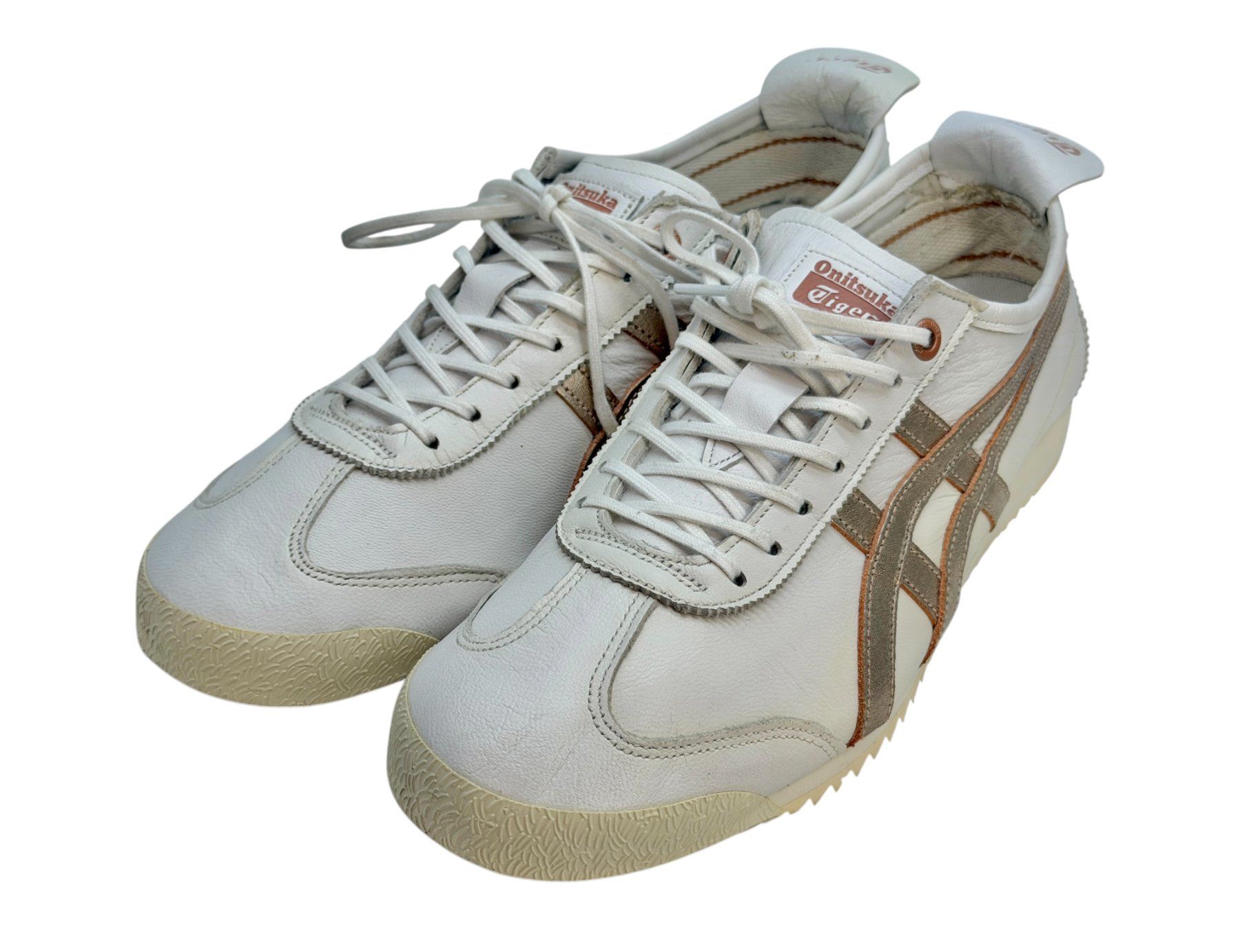 Onitsuka Damenschuhe: Onitsuka Tiger MEXICO 66 SD blanches & dorées Pointure 39.5 – Gebraucht aus Morges von 1tiquaire 3