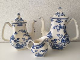 MASON'S "MANCHU" 2 x théières (0,8 L + 1,2 L) + 1 x crémier